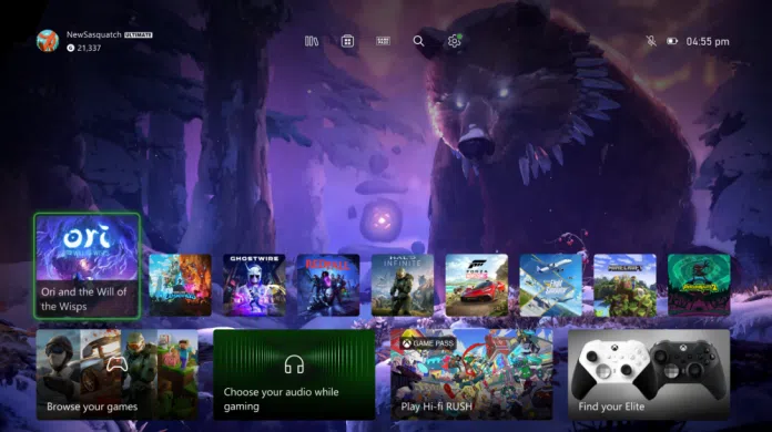 Xbox Dashboard